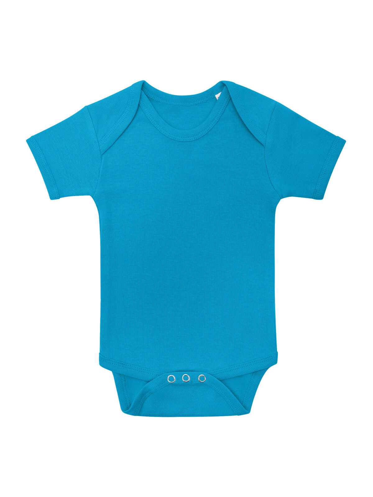 Body de bebê de manga curta - TU - TURQUOISE