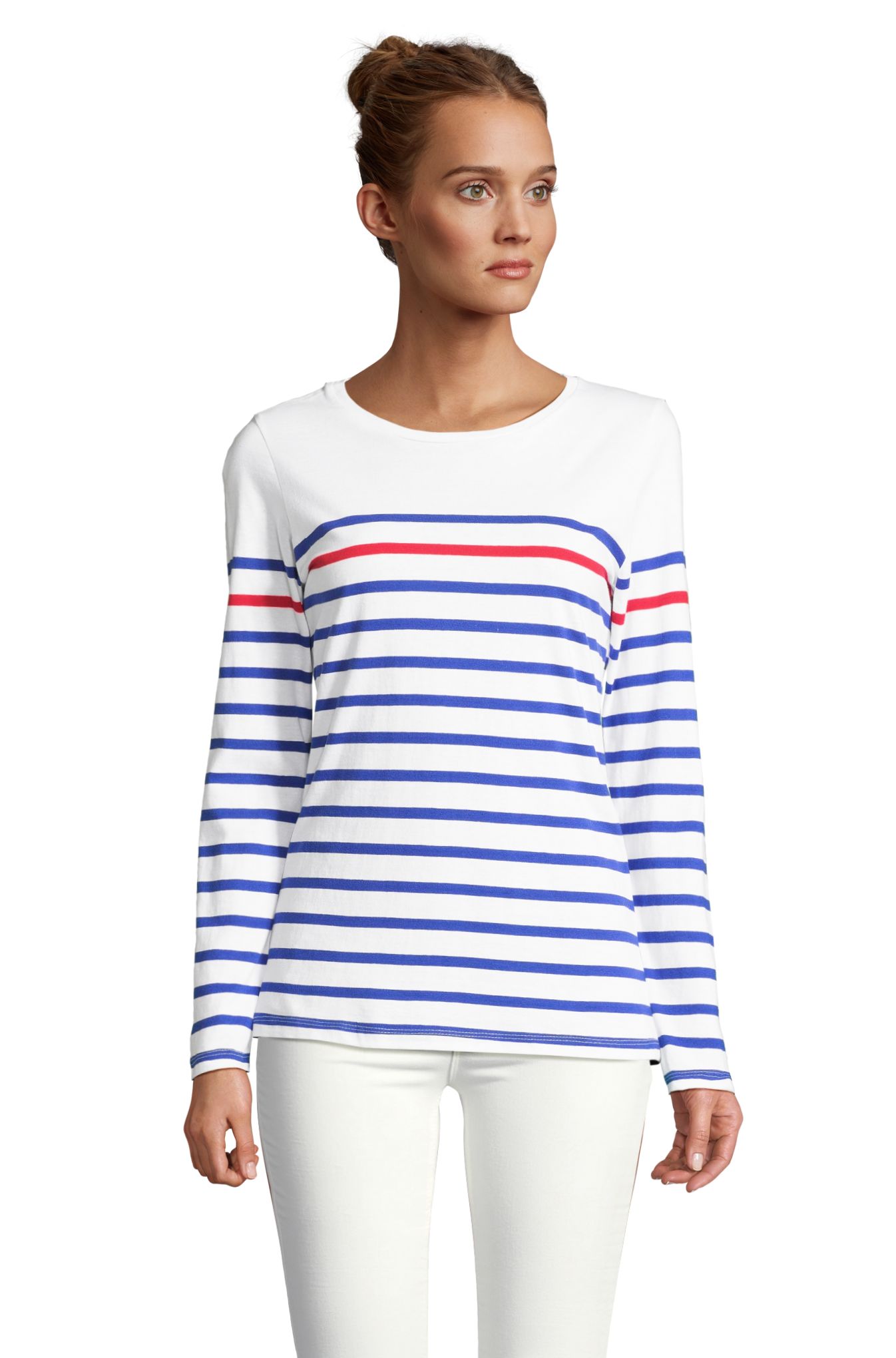 MATELOT LSL MULHERES - 872 - BRANCO / AZUL ROYAL / VERMELHO