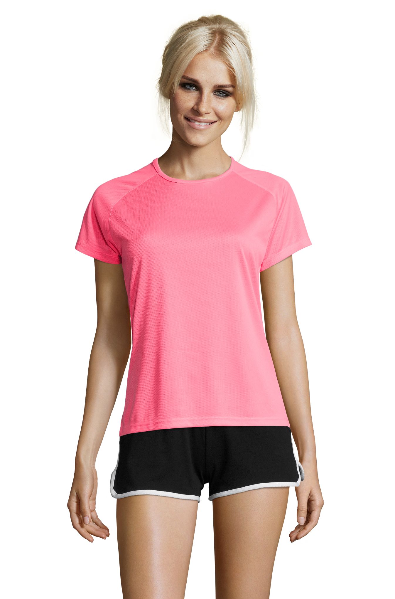 MULHERES ESPORTIVAS - 129 - ROSA FLUORESCENTE 2