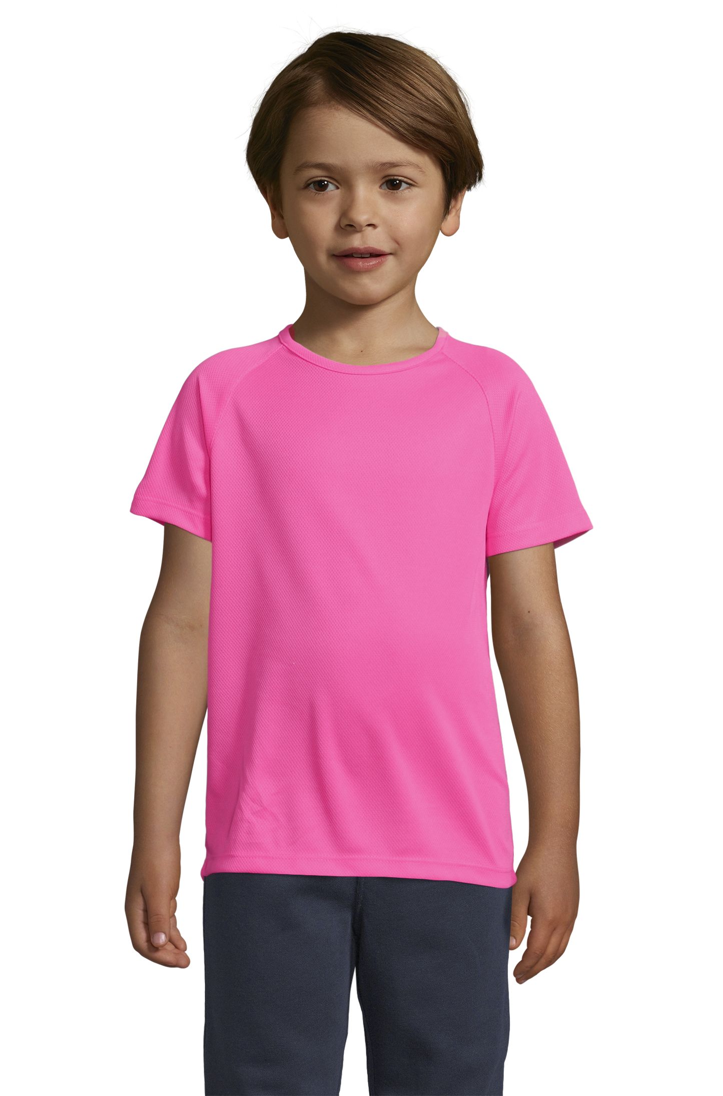 CRIANÇAS ESPORTIVAS - 129 - ROSA FLUORESCENTE 2