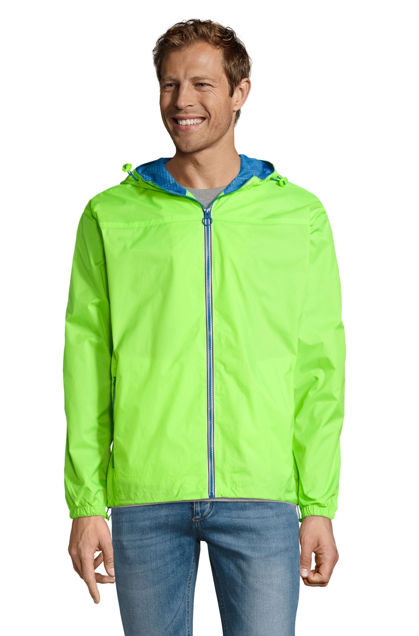 PATIM - 887 - VERDE-LIMÃO FLUORESCENTE / AZUL-REAL