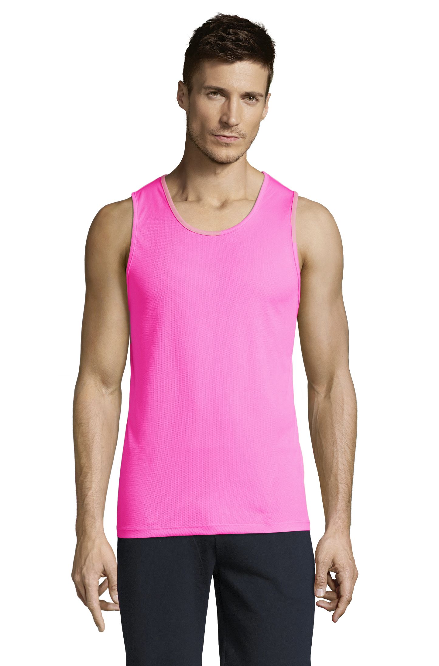 HOMENS ESPORTIVOS DE TT - 129 - ROSA FLUORESCENTE 2