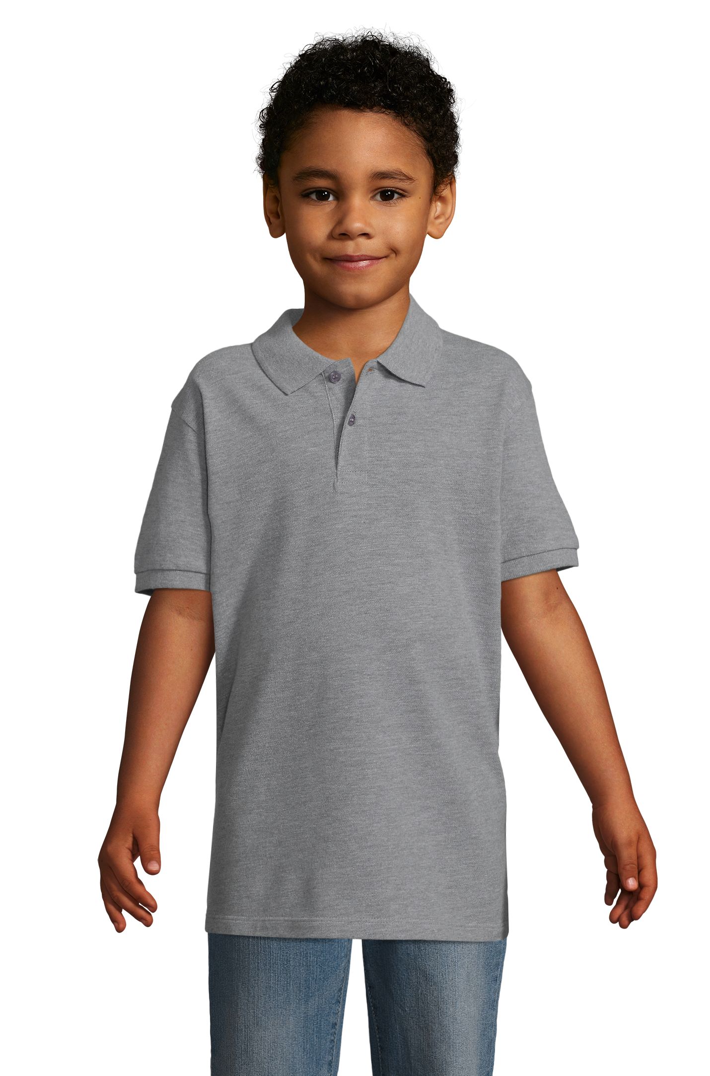 SOL'S PERFECT KIDS Branco 04A - 360 - CINZA MÉDIO MESCLADO