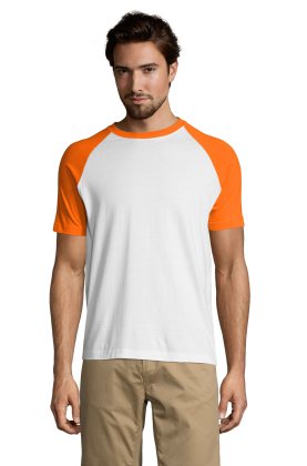 THC MOSCOW II. Moletom Unissex - 981 - BRANCO / LARANJA