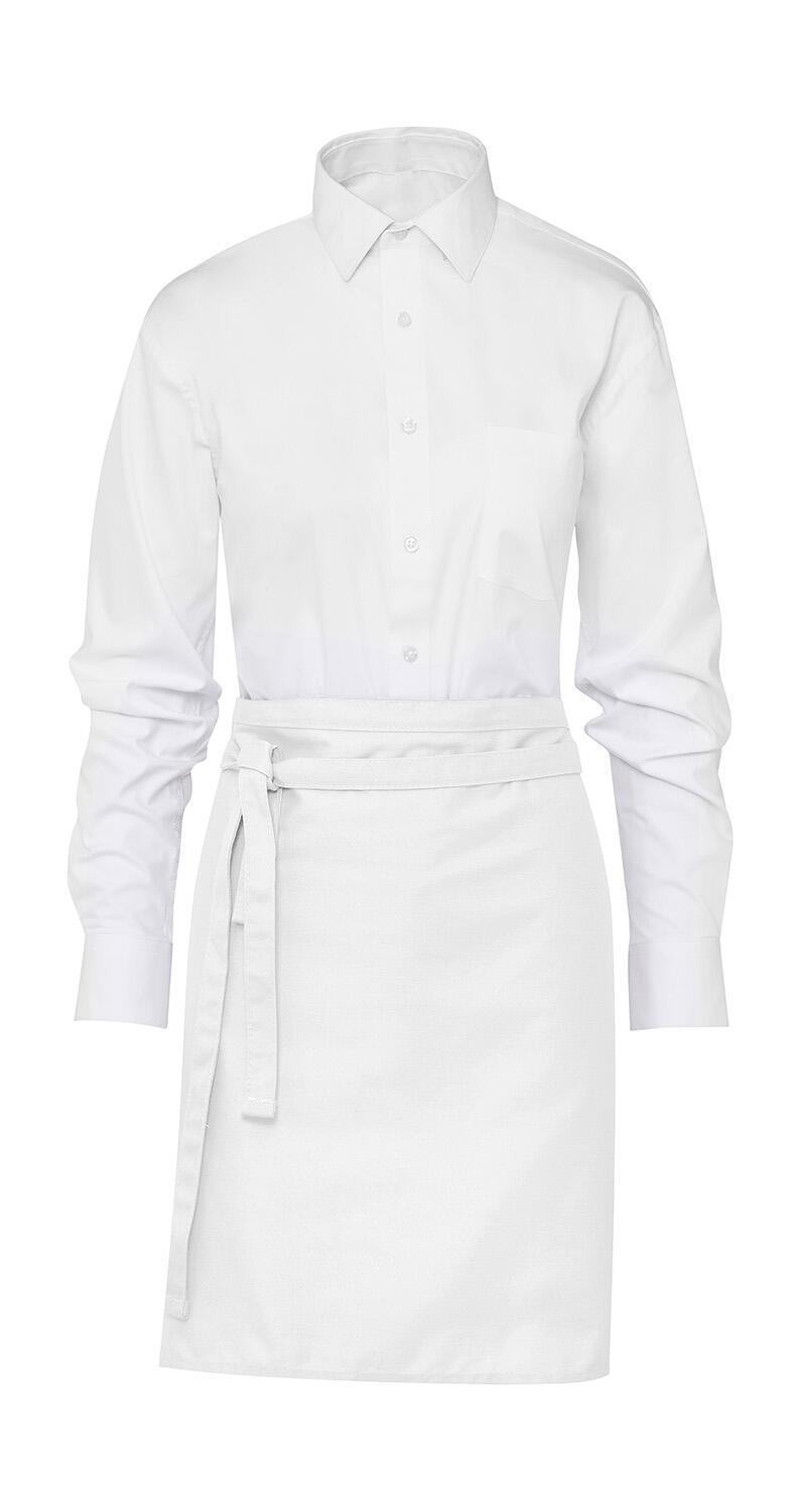 BRUXELAS - Avental curto de bistrô - 000 - Branco