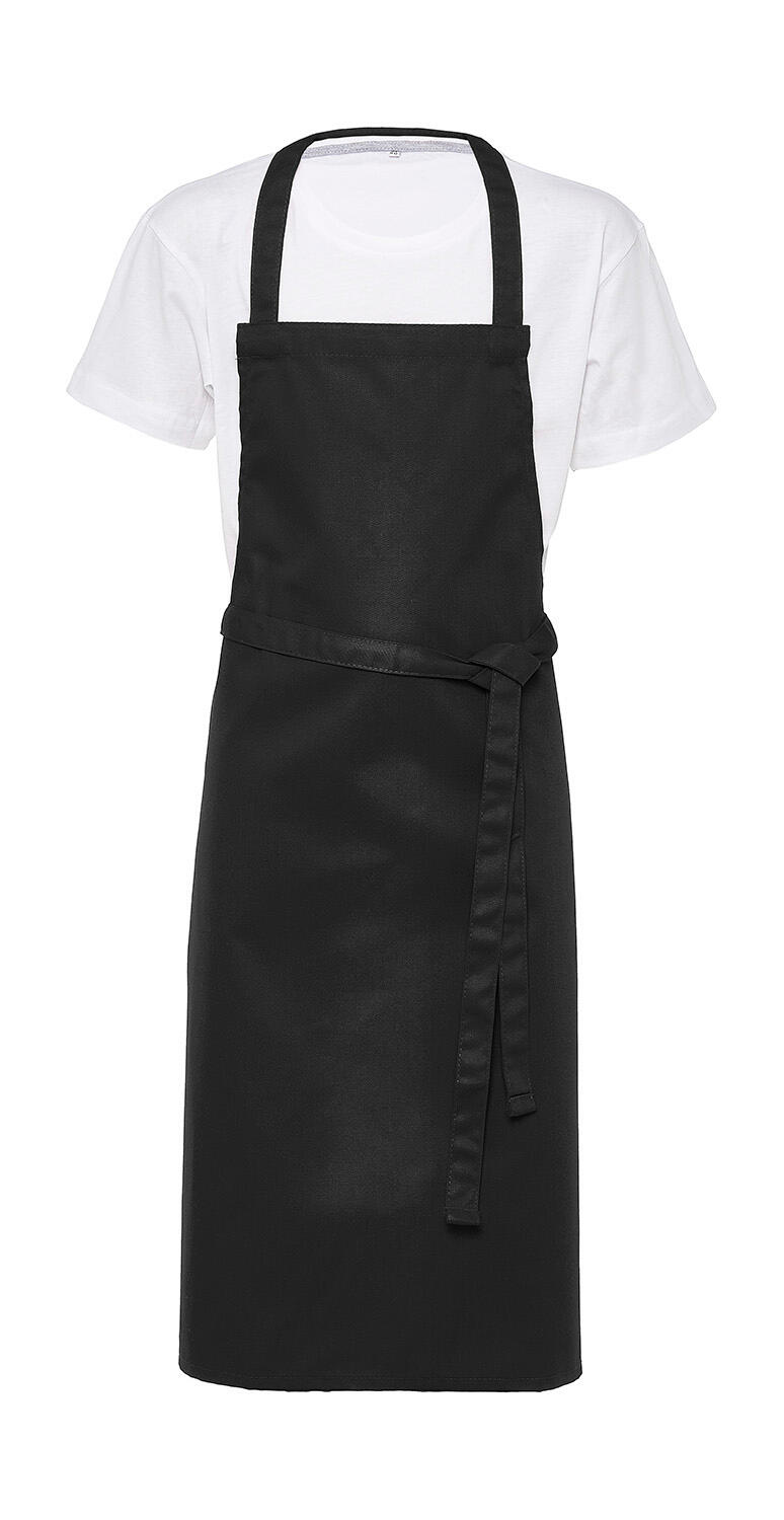 VIENA - Avental com Babador Infantil - 101 - Preto