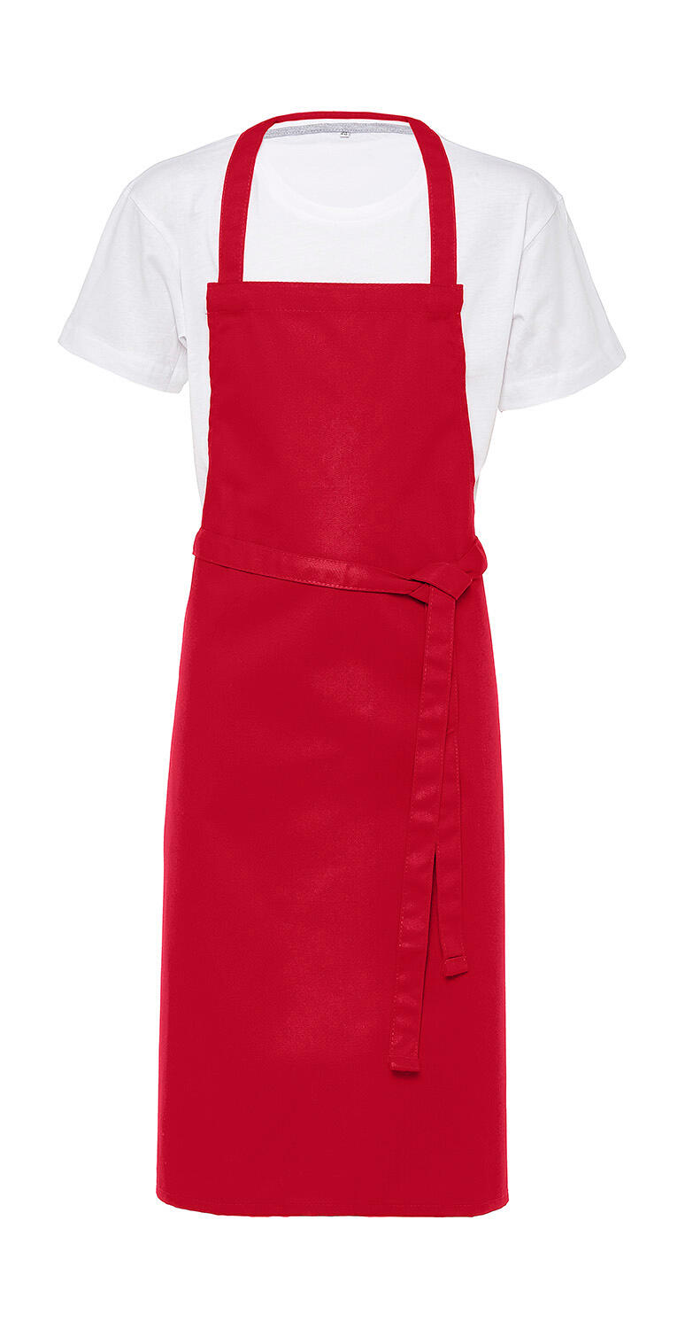 VIENA - Avental com Babador Infantil - 400 - Vermelho