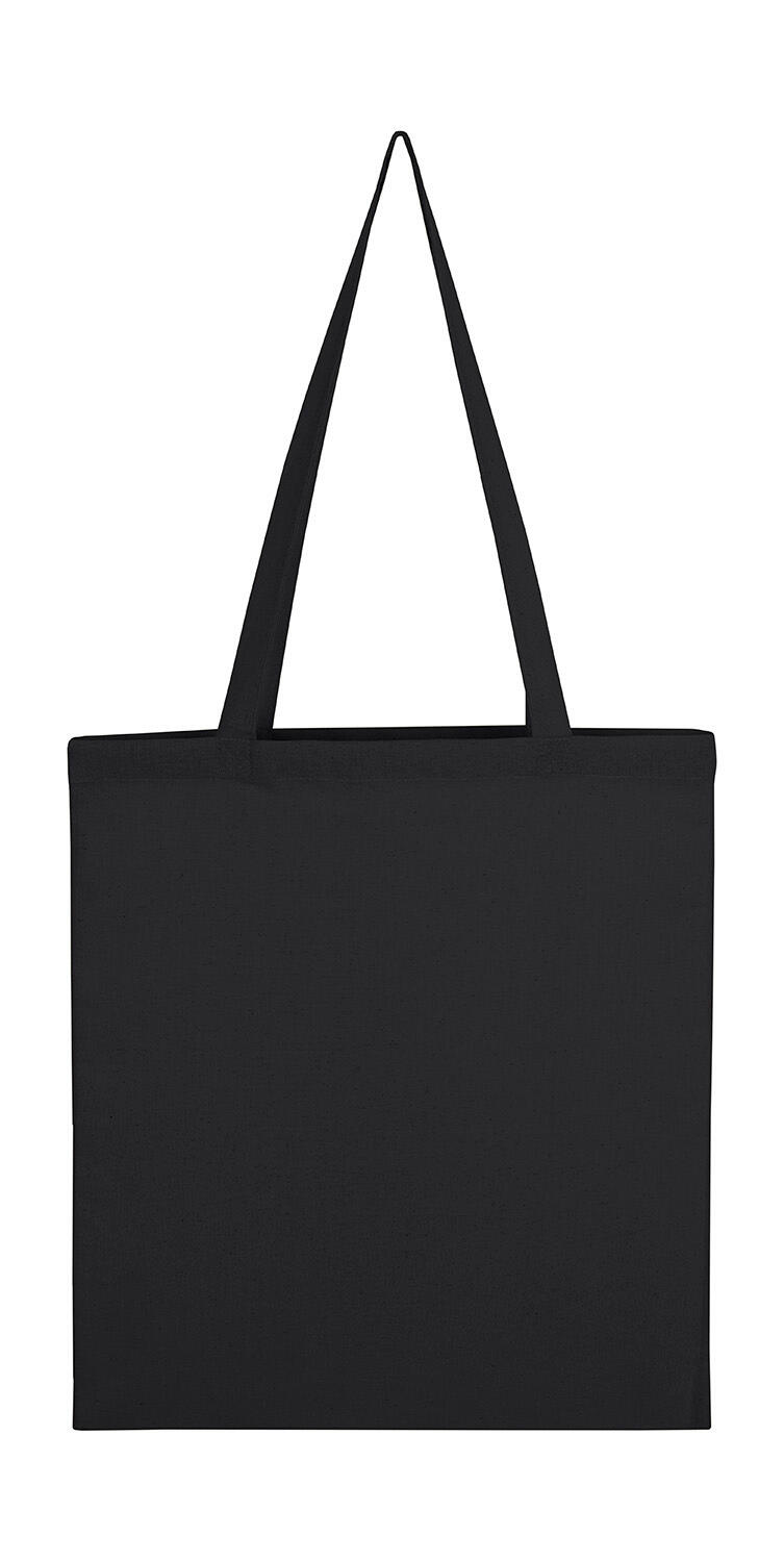 LH Popular Sacola de Compras de Algodão Orgânico - 101 - Preto
