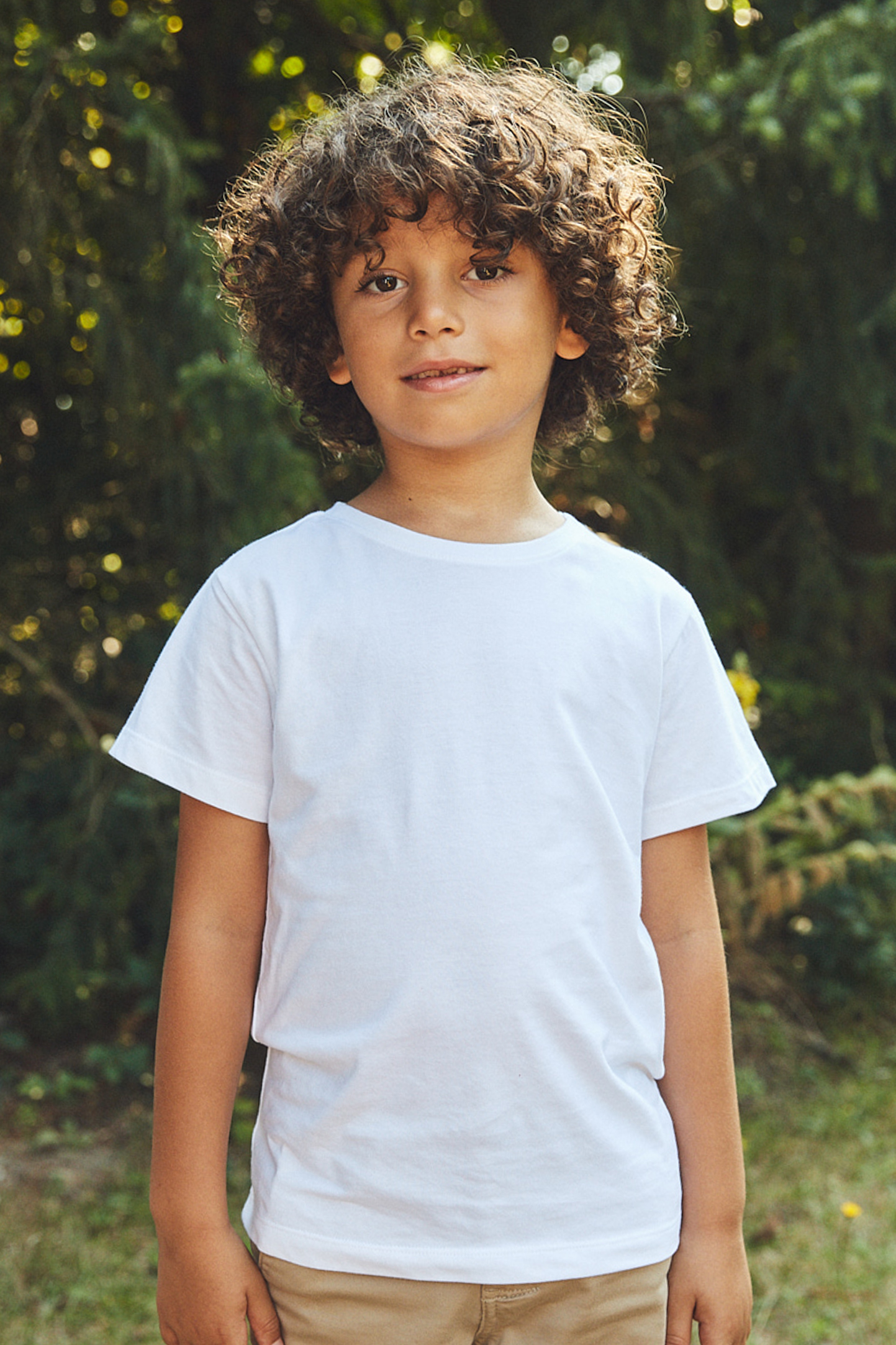 Camiseta infantil de manga curta