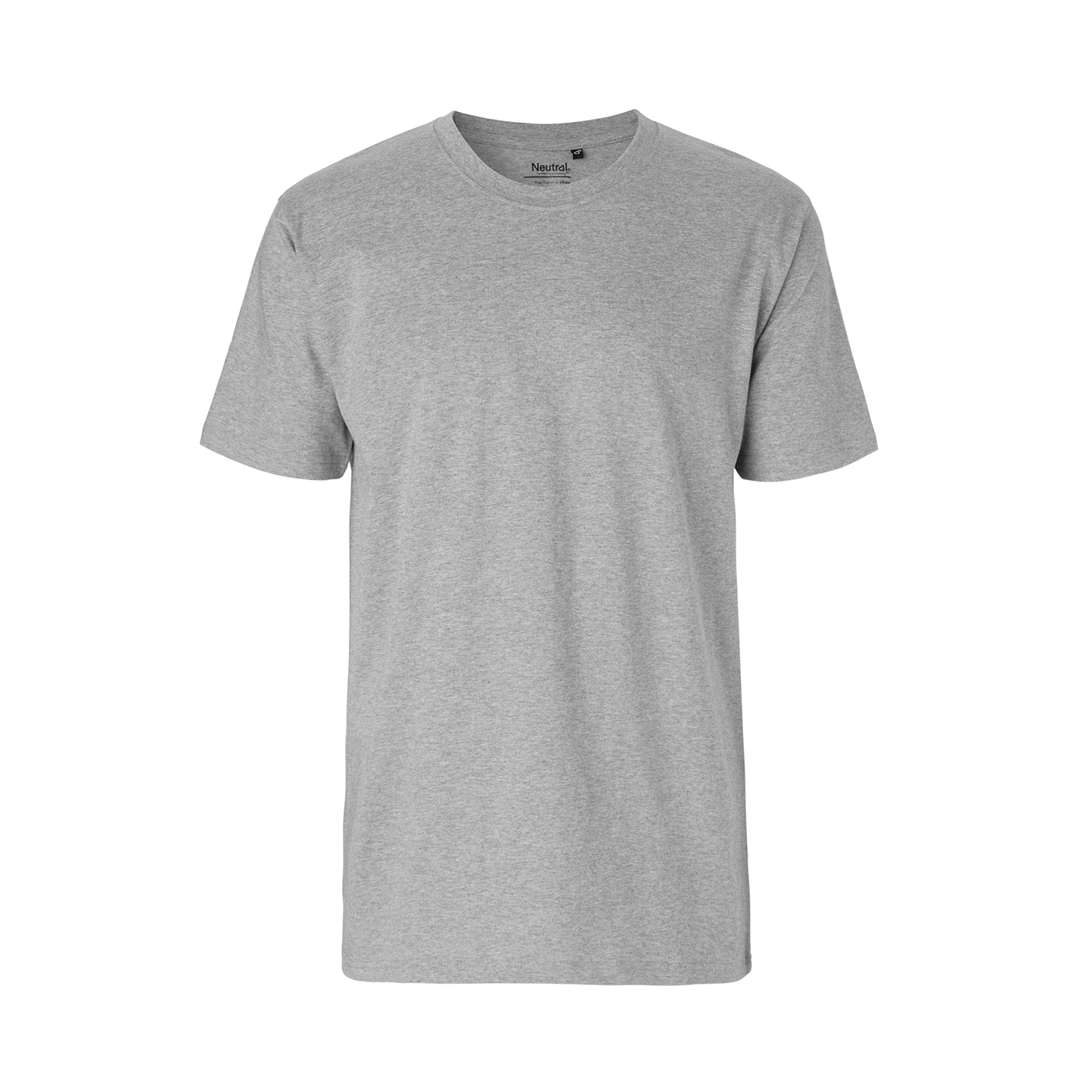 Camiseta masculina com modelagem ajustada - 21 - Cinza Esportivo