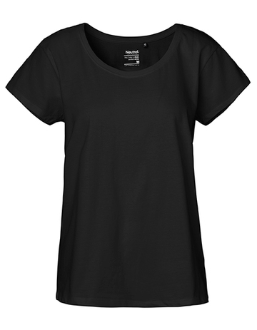 Camiseta feminina de corte folgado - 03 - Preto