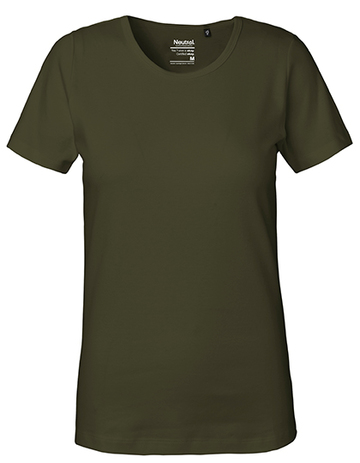Camiseta feminina de malha interlock - 13 - Militar