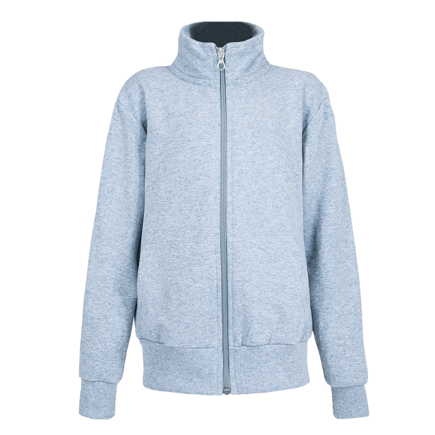 Jaqueta infantil, moletom, tecido felpudo francês - 75 - Cinzas