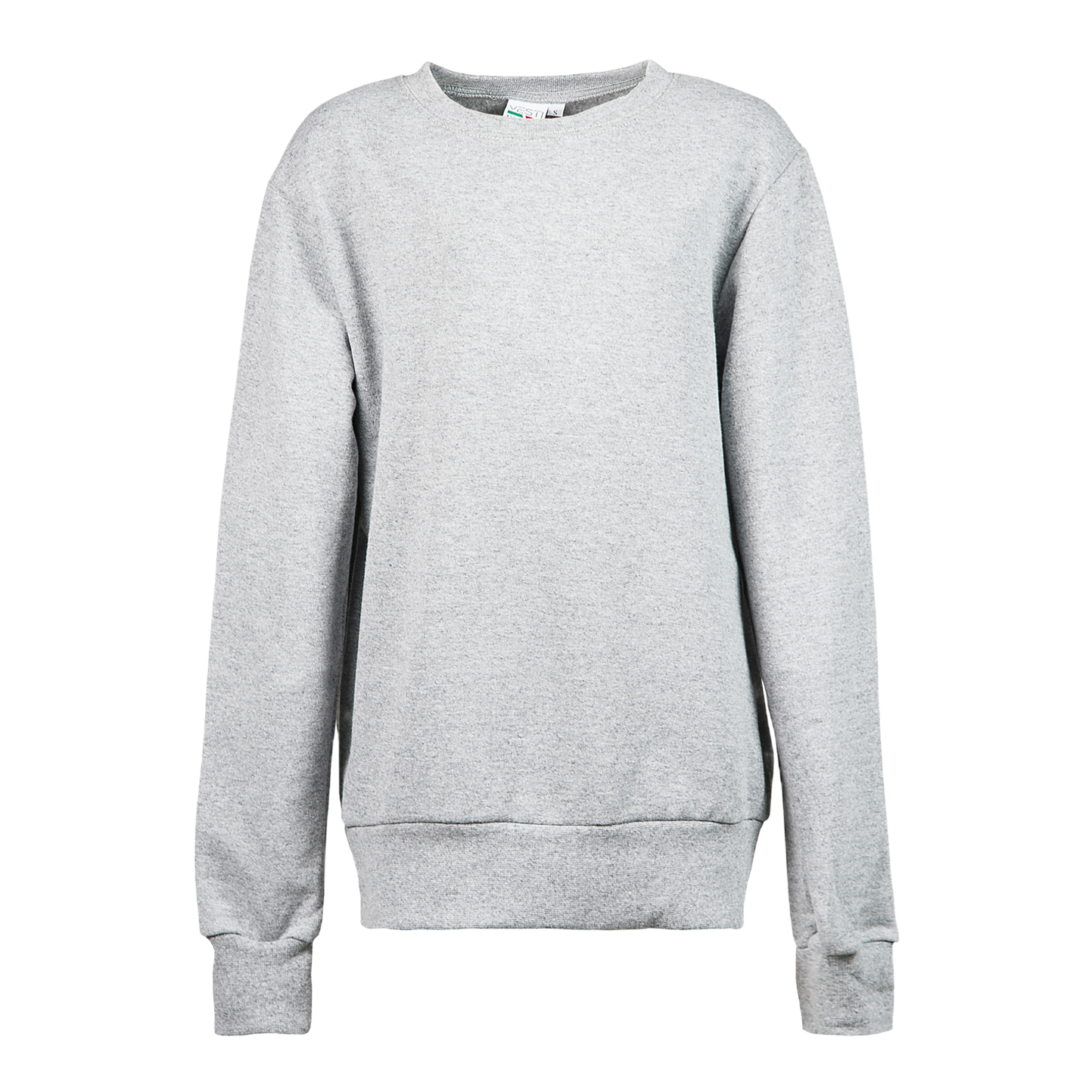 Moletom infantil de gola redonda - 75 - Cinzas