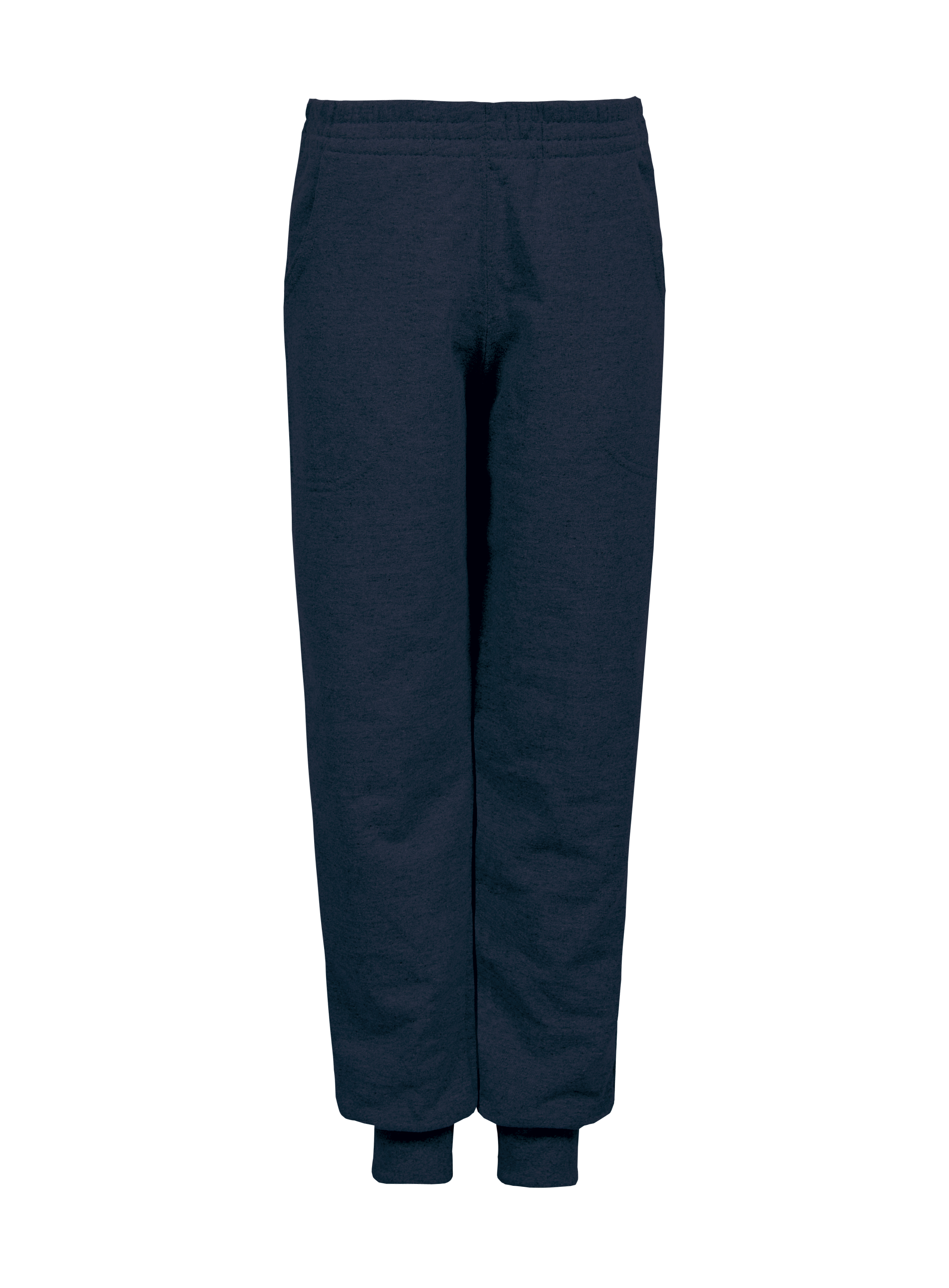 Calças infantis de tecido felpudo francês - 18 - Azul