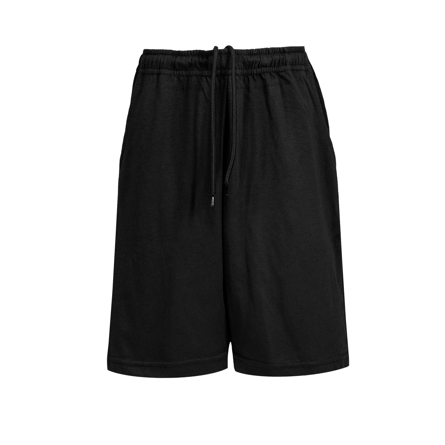 Calções de malha com estampa de pônei para meninos - 12 - Preto