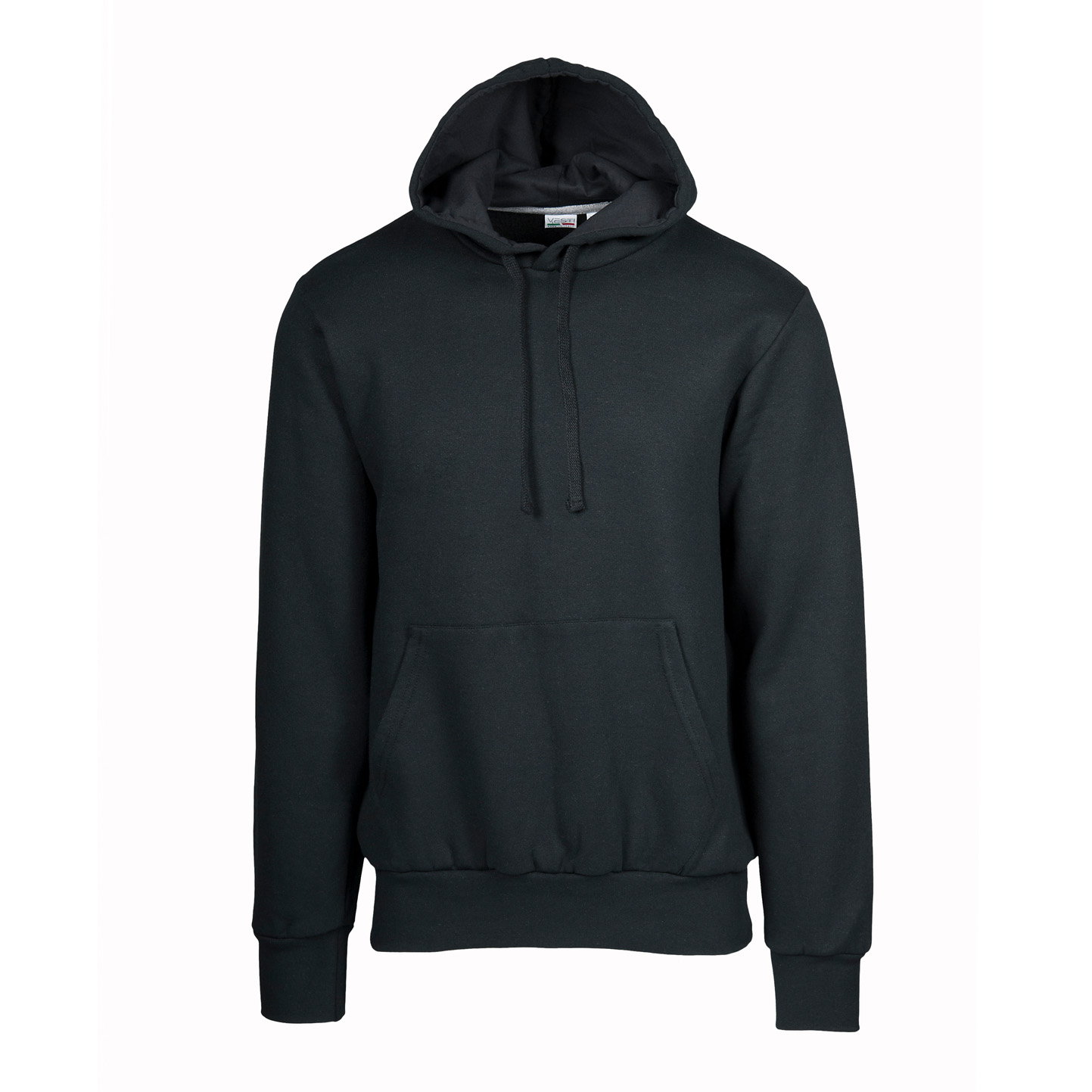 Moletom com capuz unissex ecológico - 12E - Preto ECO