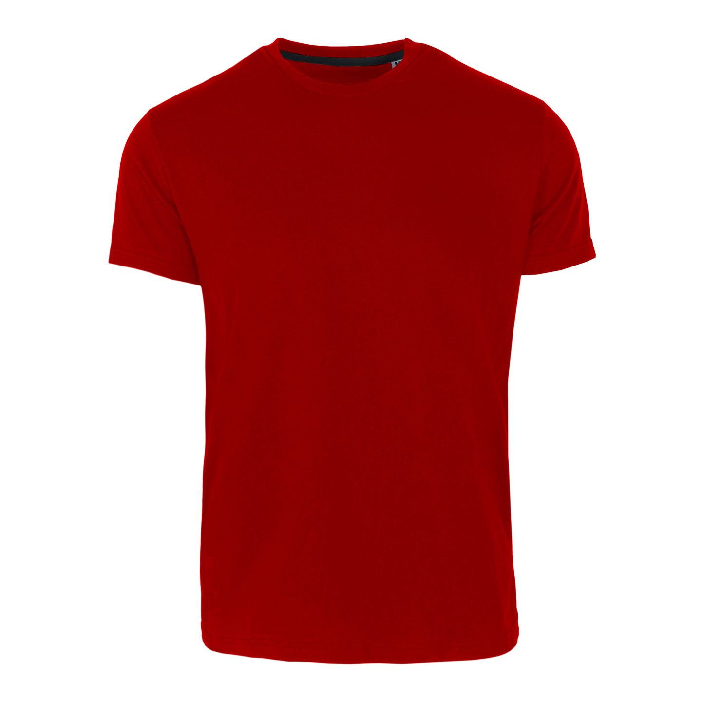 Camiseta infantil de manga curta com gola redonda e modelagem moderna - RO - Vermelho