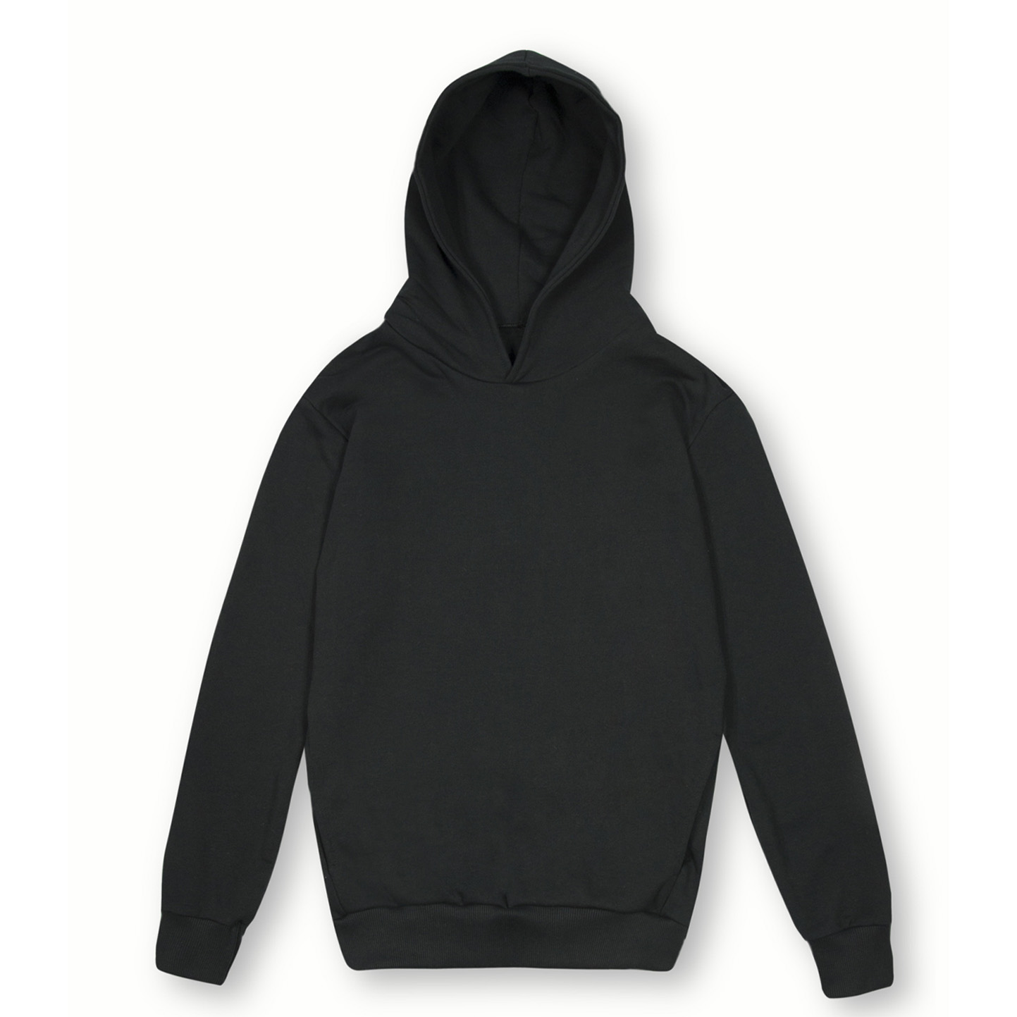 Moletom com capuz em tecido French Terry macio, estilo urbano unissex. - 12 - Preto