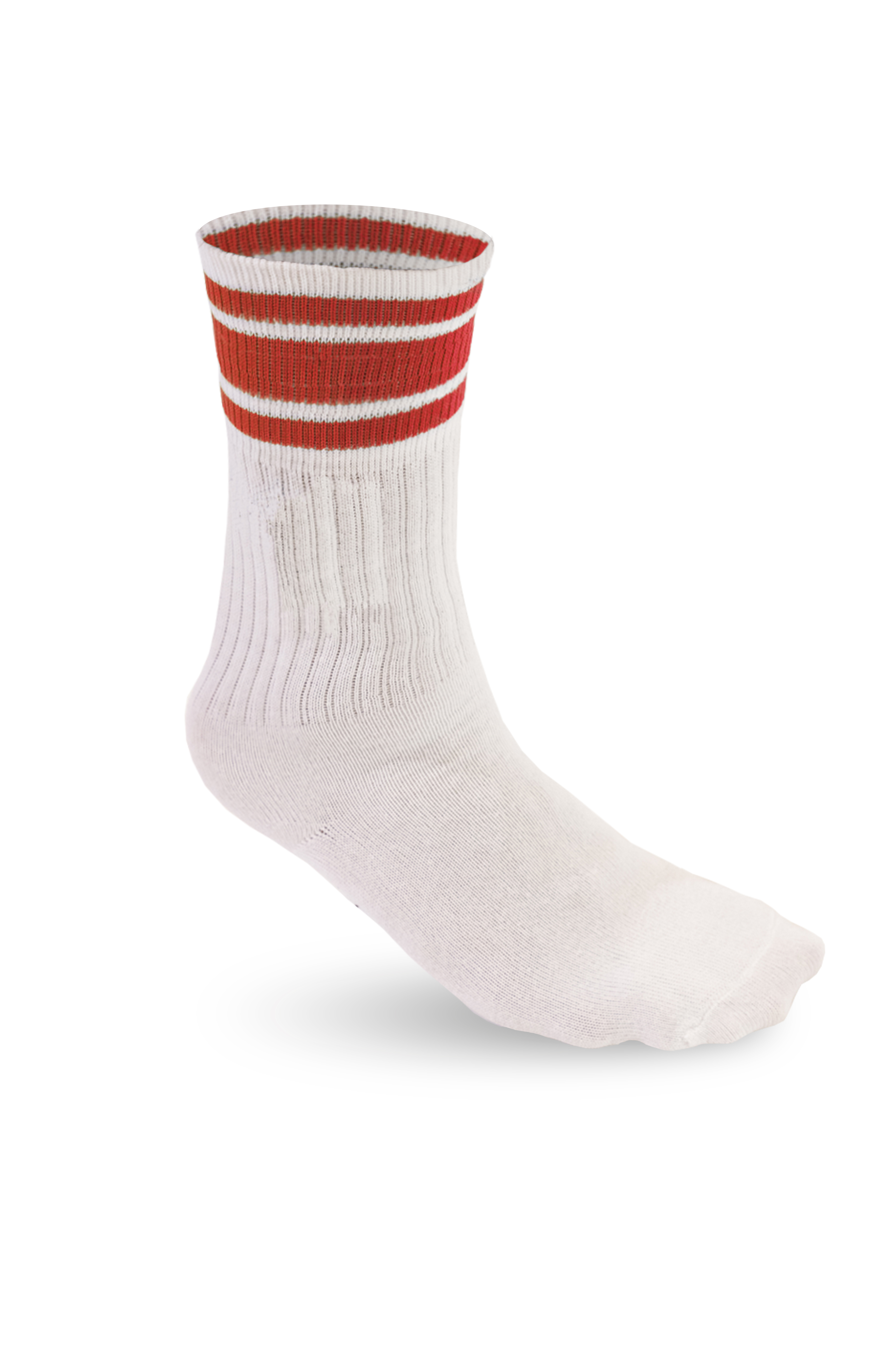 Meias esportivas - 9928 - Branco/Vermelho