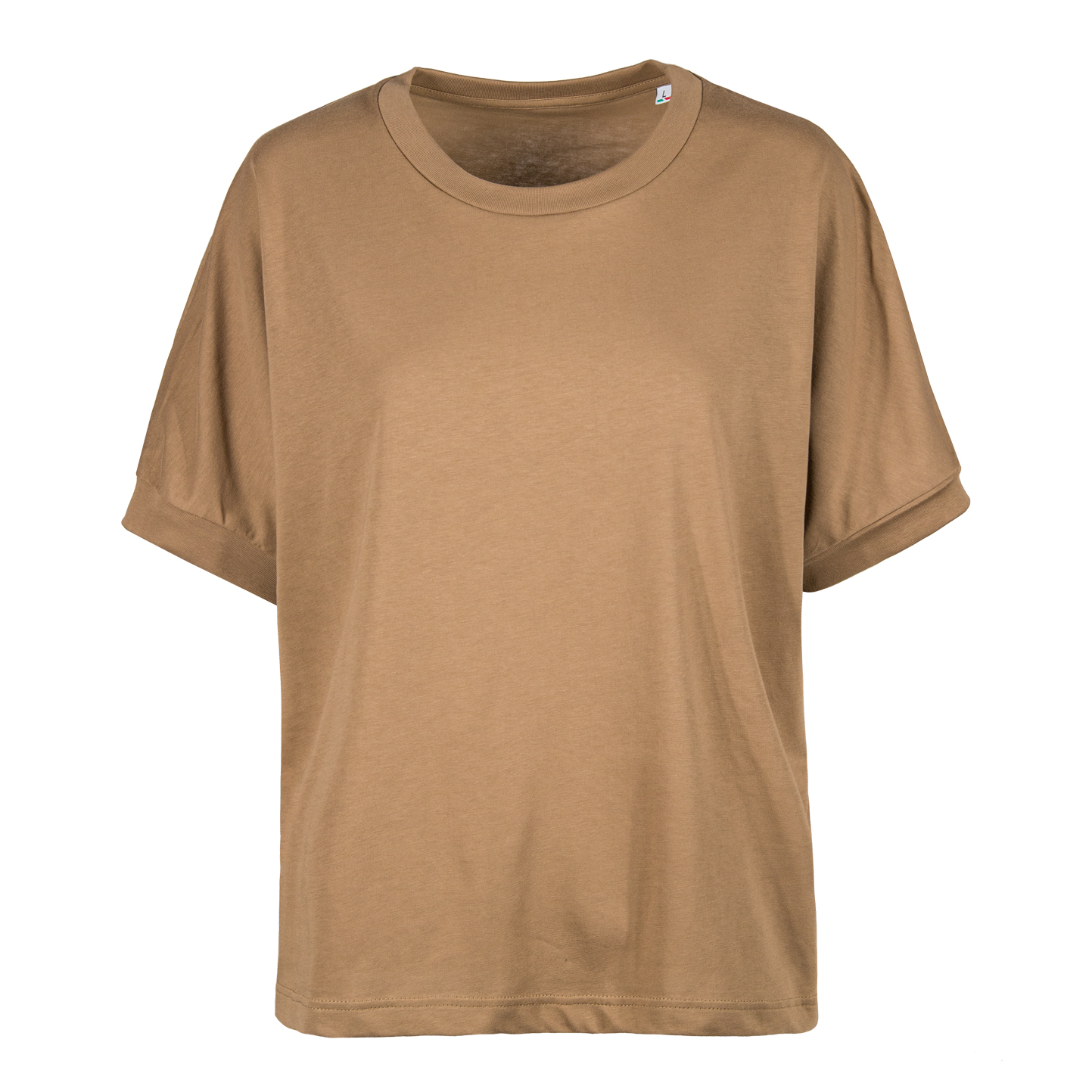 T-shirt oversize de mulher - TB - Tabaco