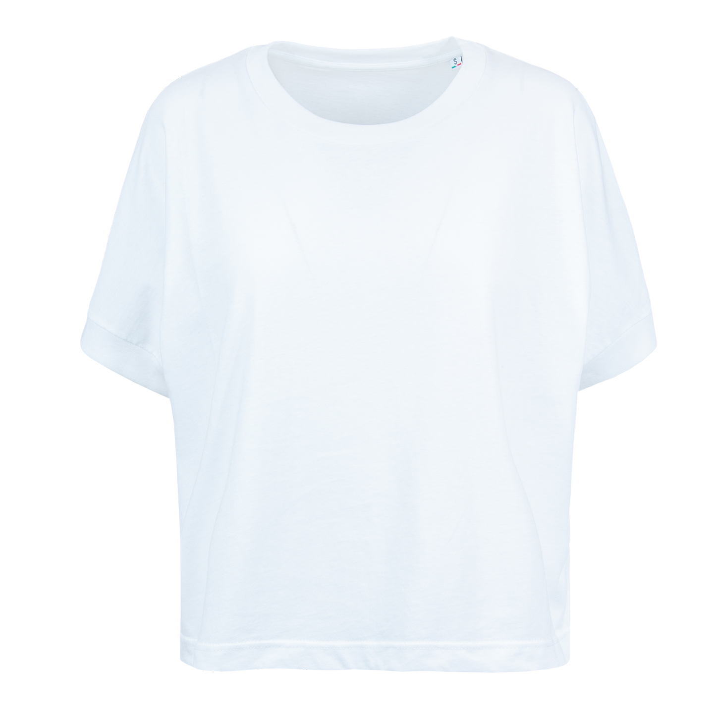 T-shirt oversize de mulher - 99 - Branco
