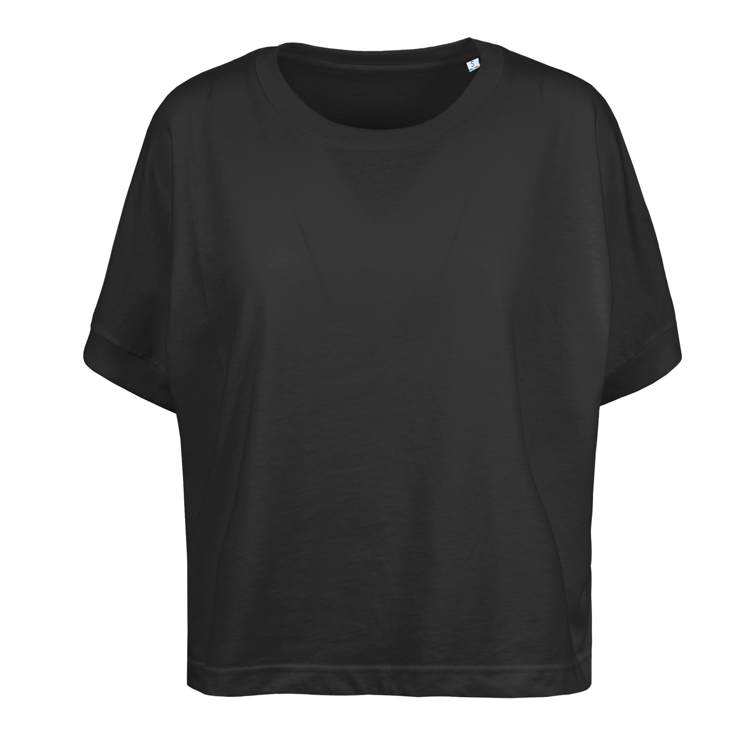 T-shirt oversize de mulher - 12 - Preto