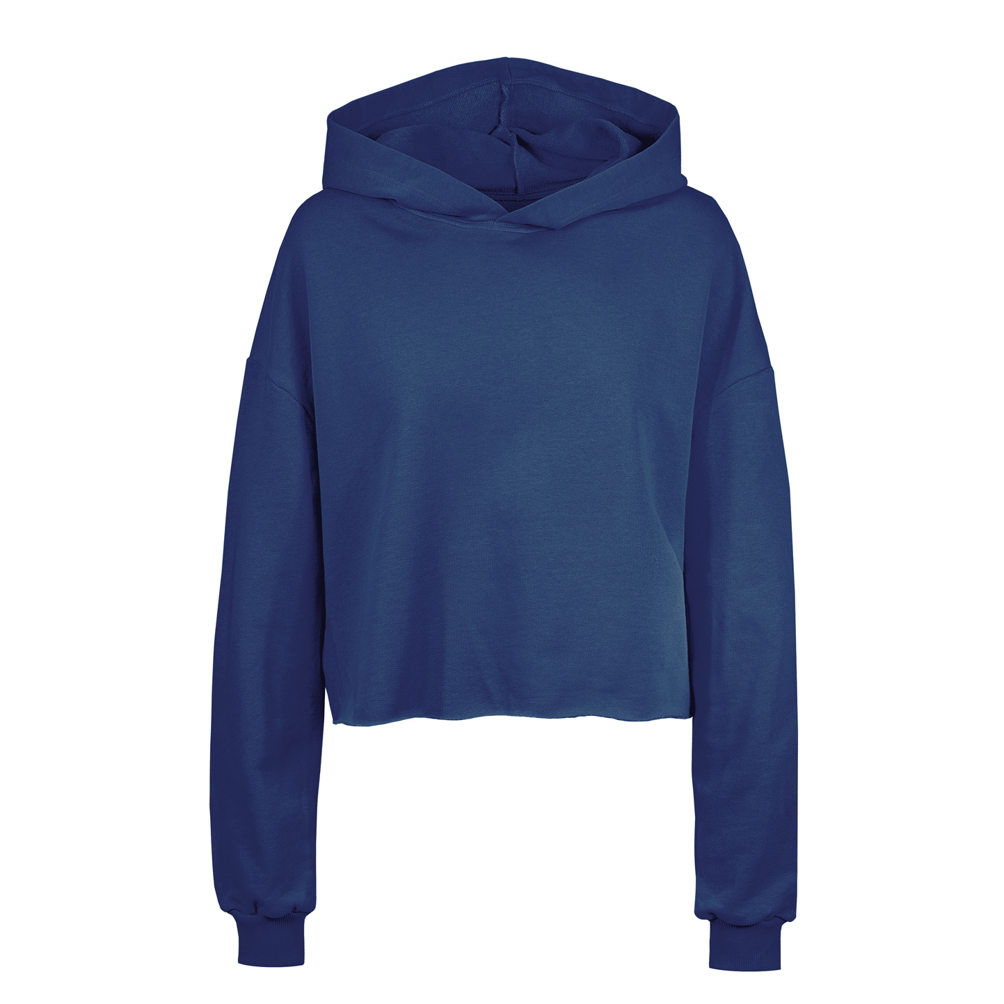 Amy sweatshirt curta de mulher com capuz French Terry - NY - Azul Marinho