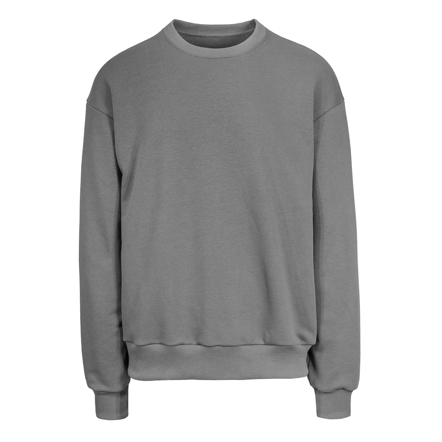 Sweatshirt 365 oversize unissexo de gola redonda - 11 - Cinza Frio
