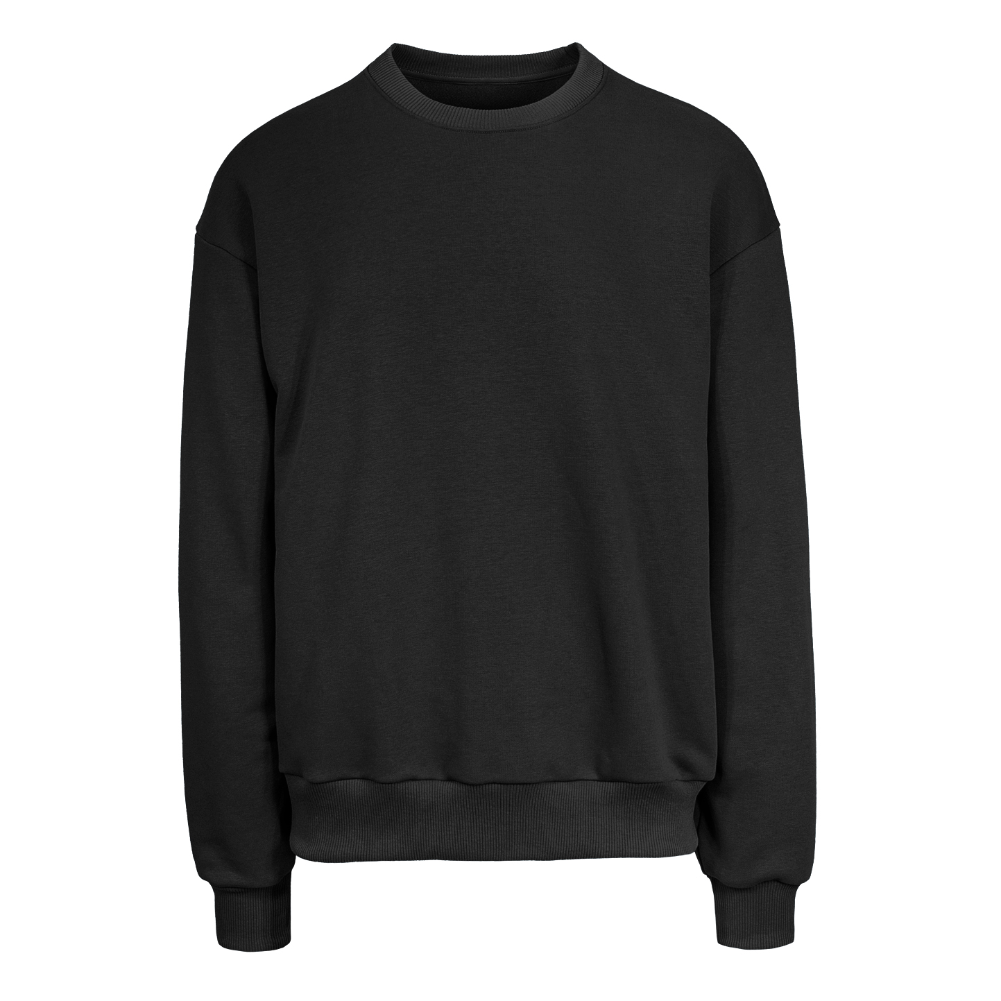 Sweatshirt 365 oversize unissexo de gola redonda - 12 - Preto