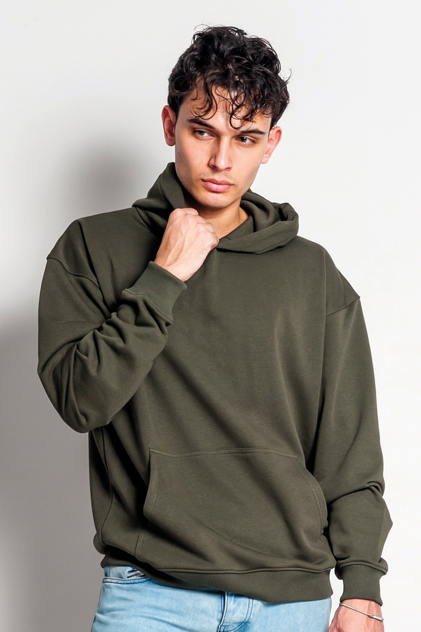 Sweatshirt 365 oversize unissexo com capuz