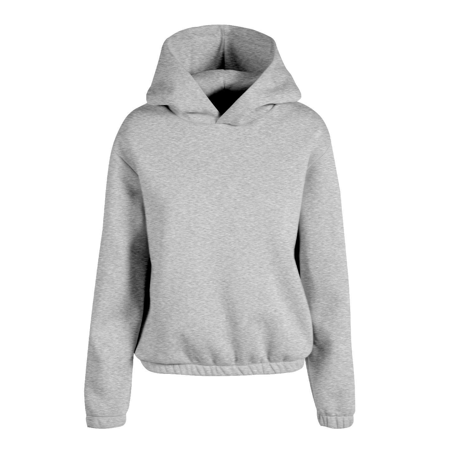 Sweatshirt boxy de mulher com capuz - MC - Mc Melange Light