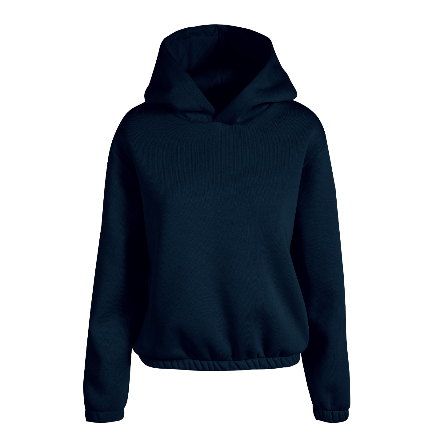 Sweatshirt boxy de mulher com capuz - NY - Azul Marinho