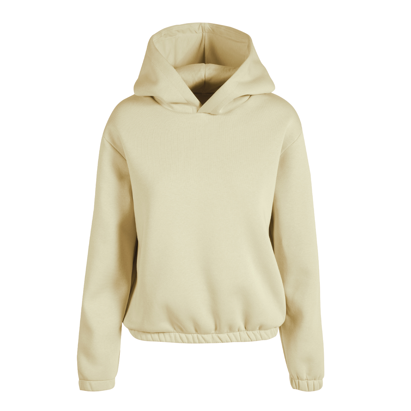 Sweatshirt boxy de mulher com capuz - 38 - Creme