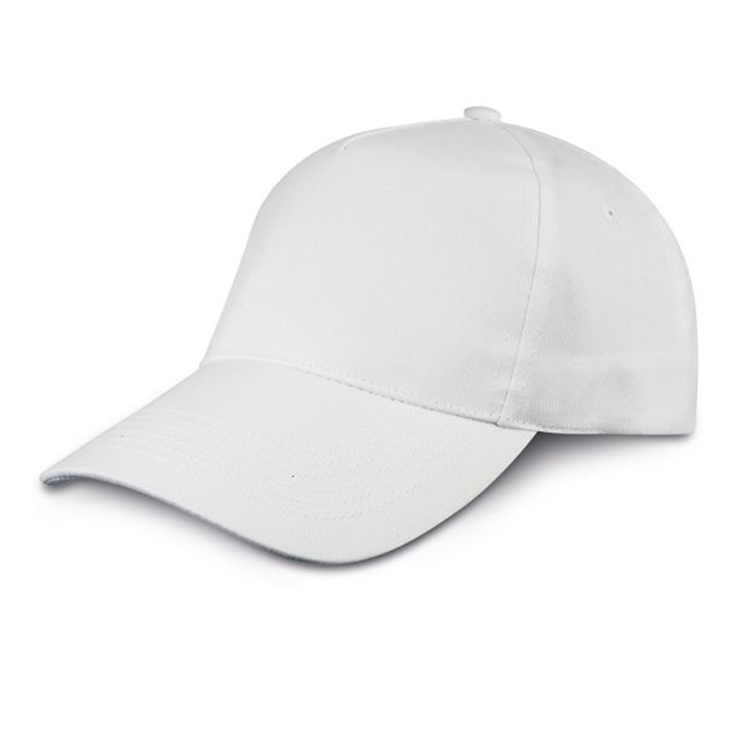Boné de beisebol 5 painéis - WH - Branco
