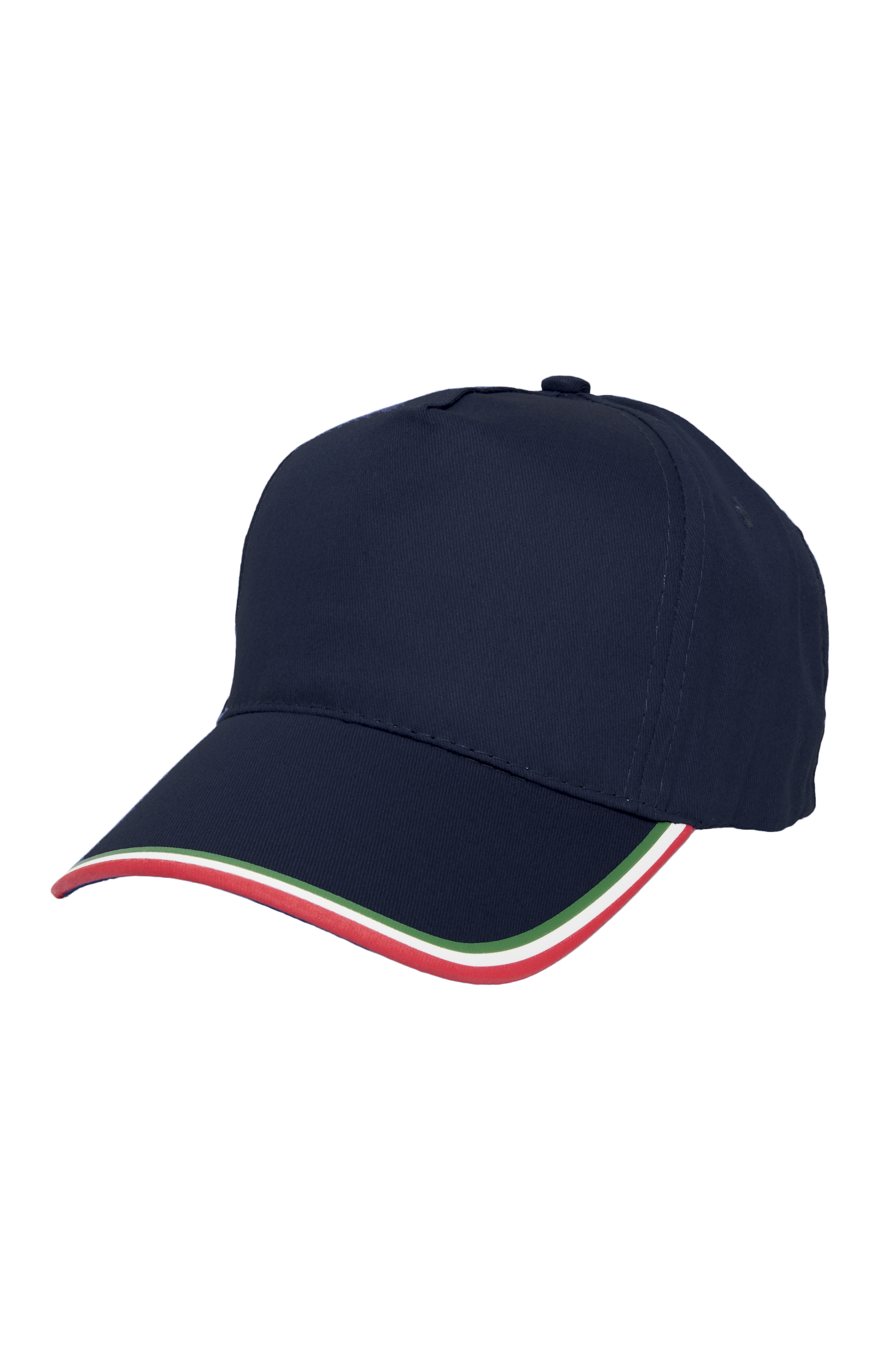 Boné estilo italiano com 5 painéis - NY - Marinha