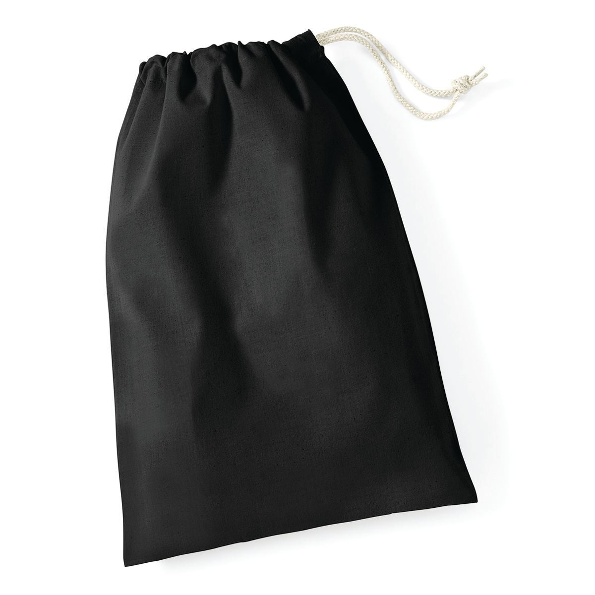Sacola de algodão tamanho M - BLK - Preto
