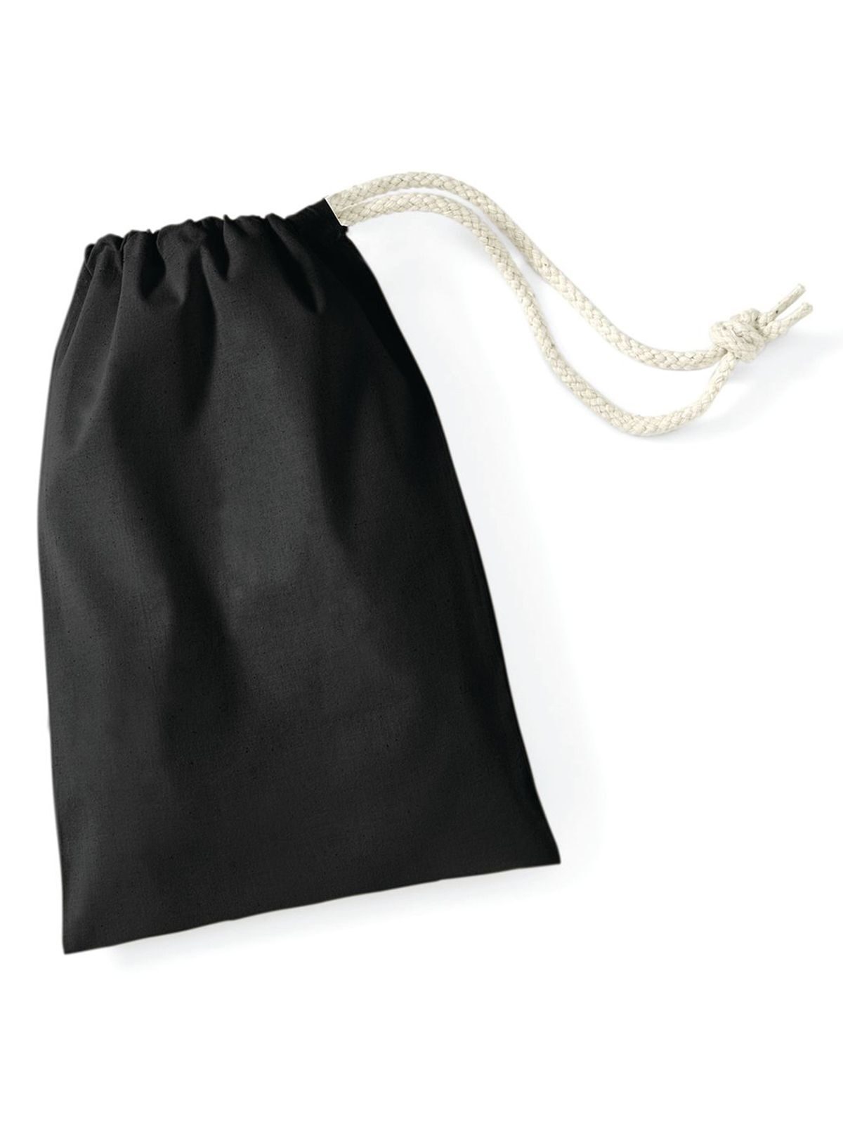 Sacola de algodão tamanho XS - BLK - Preto