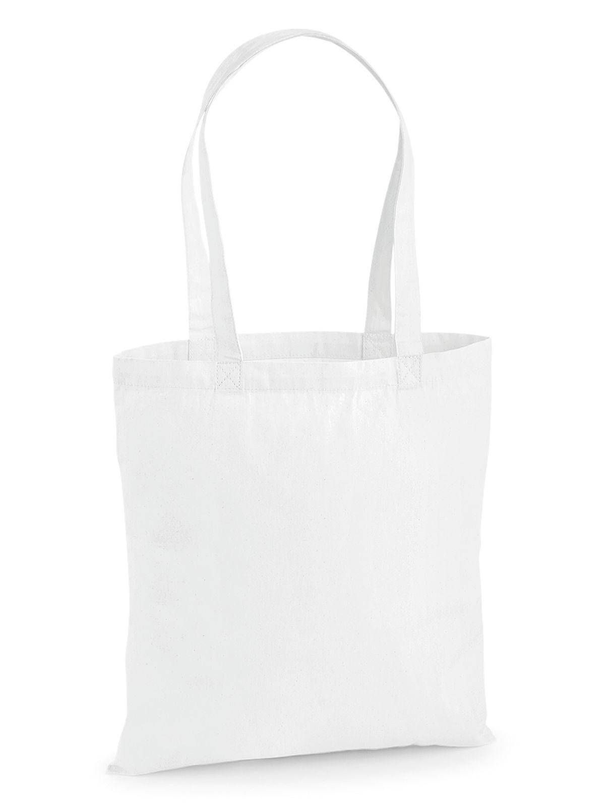 Sacola de algodão premium - WHI - Branco