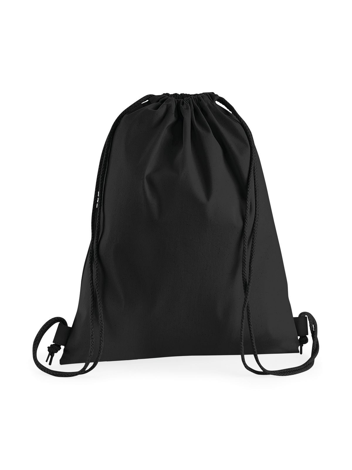 Gymsac de algodão premium - BLK - Preto