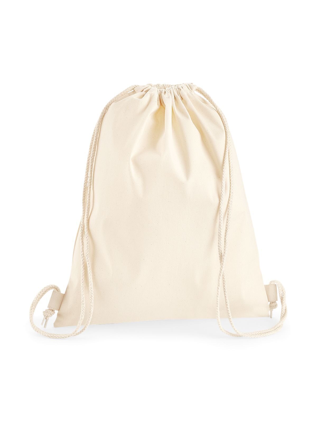 Gymsac de algodão premium - NAT - Natural