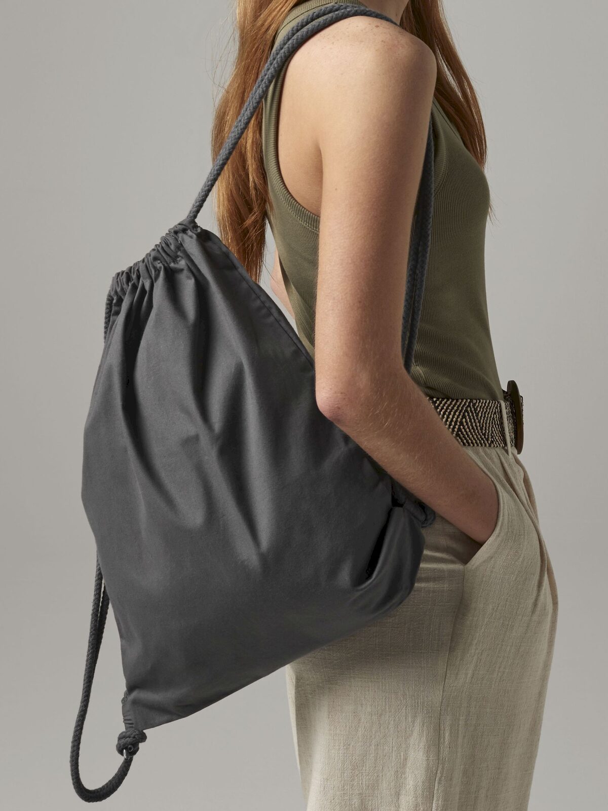 Gymsac de algodão premium