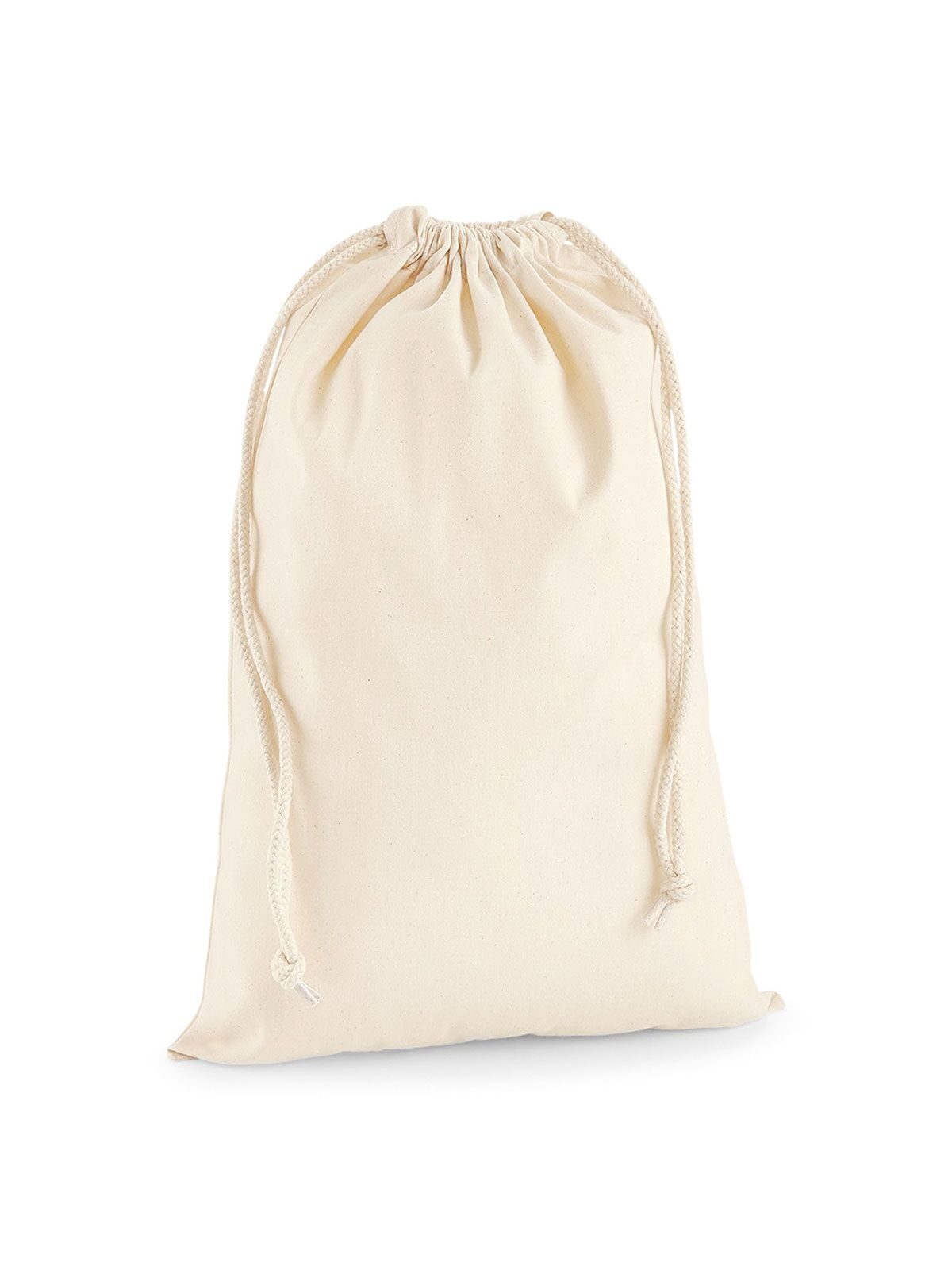 Saco de algodão premium - NAT - Natural