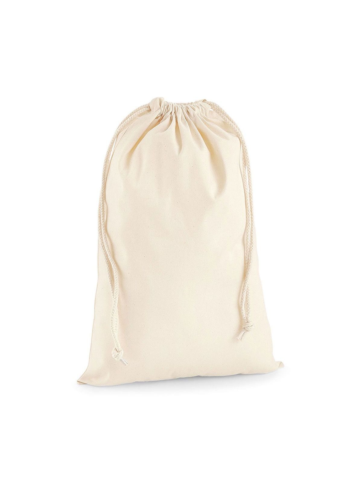 Saco de algodão premium tamanho P - NAT - Natural