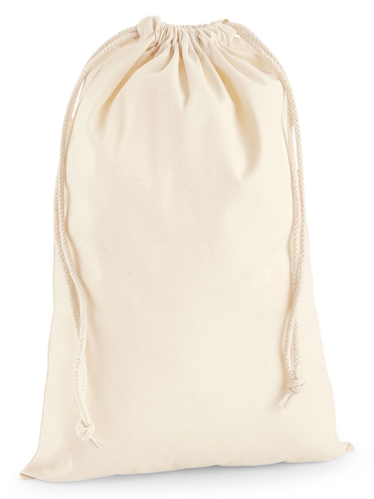 Saco de algodão premium tamanho XL - NAT - Natural