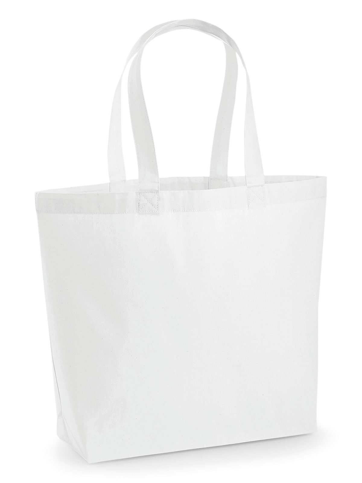 Bolsa Maxi de Algodão Premium - WHI - Branco