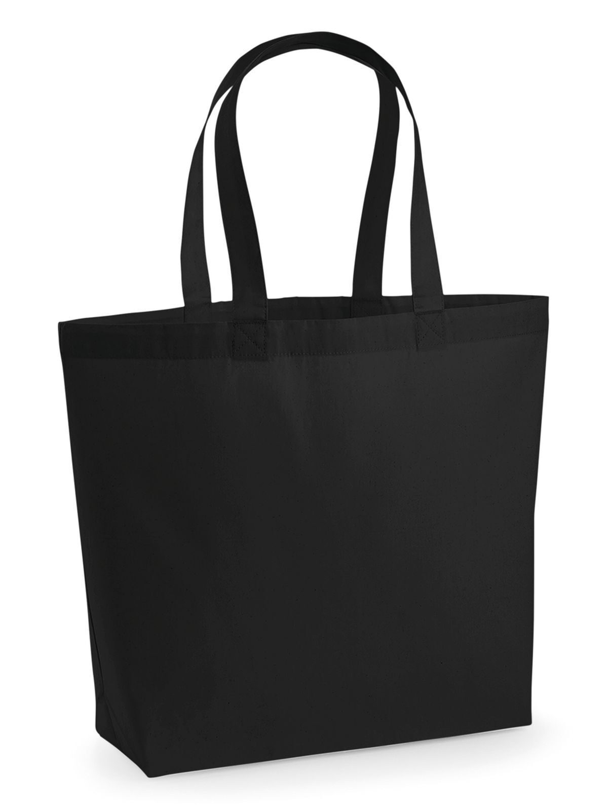 Bolsa Maxi de Algodão Premium - BLK - Preto