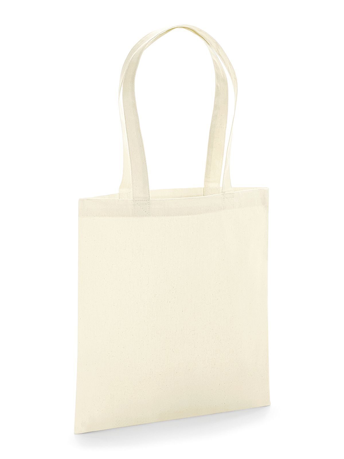 Sacola de algodão orgânico premium - NAT - Natural