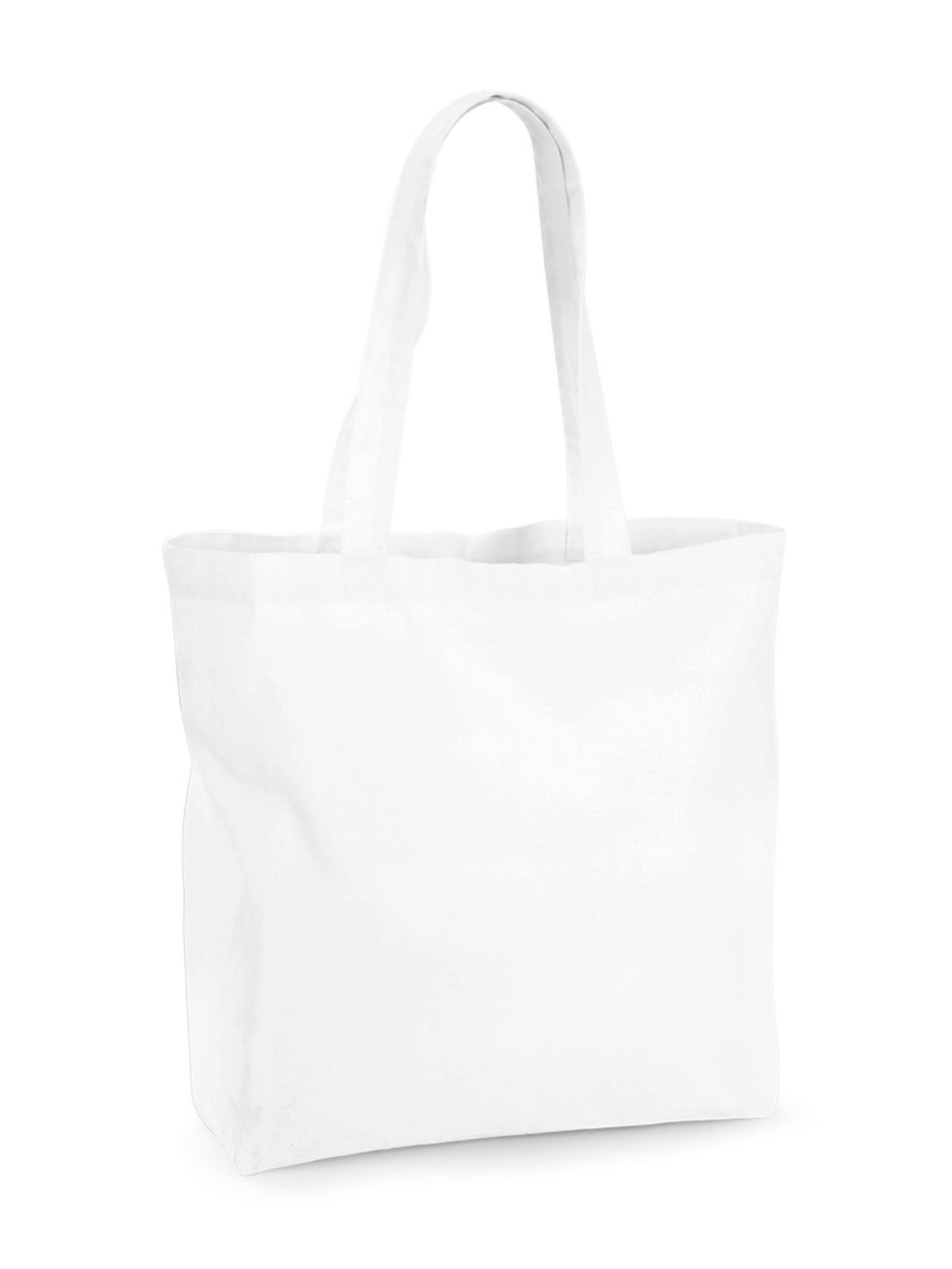 Bolsa Maxi de Algodão Orgânico Premium - WHI - Branco