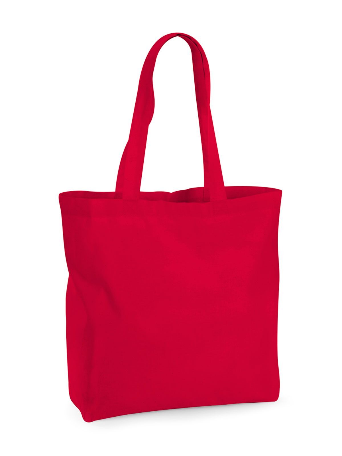 Bolsa Maxi de Algodão Orgânico Premium - CSR - Vermelho clássico